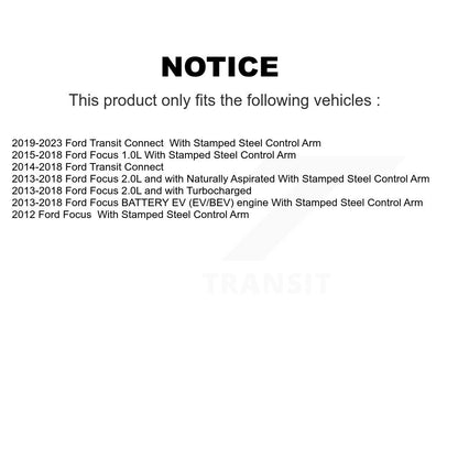 Suspension Control Arm Ball Joint Front Lower Kit For Ford Focus Transit Connect