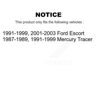 Suspension Stabilizer Bar Link Front Rear Kit For Ford Escort Mercury Tracer