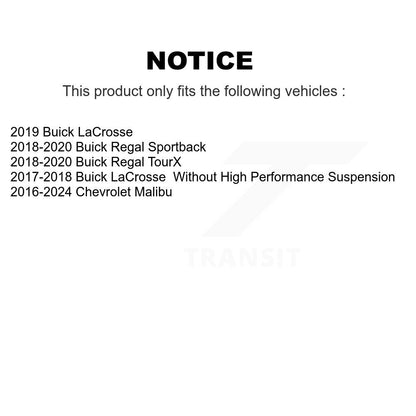 Suspension Bar Link Front Kit For Chevrolet Malibu Buick LaCrosse Regal TourX