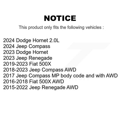 Suspension Bar Link Front Rear Kit For Jeep Compass Renegade Dodge Hornet Fiat