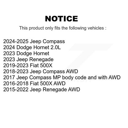 Suspension Sway Bar Link Rear Pair For Jeep Compass Renegade Dodge Hornet Fiat