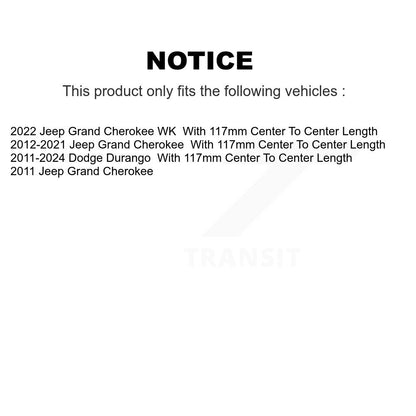 Suspension Sway Bar Link Rear Pair For Jeep Grand Cherokee Dodge Durango WK