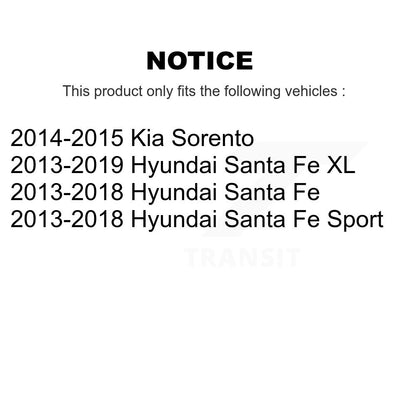 Suspension Control Arm Ball Joint Link Front Kit For Hyundai Santa Fe Sport Kia