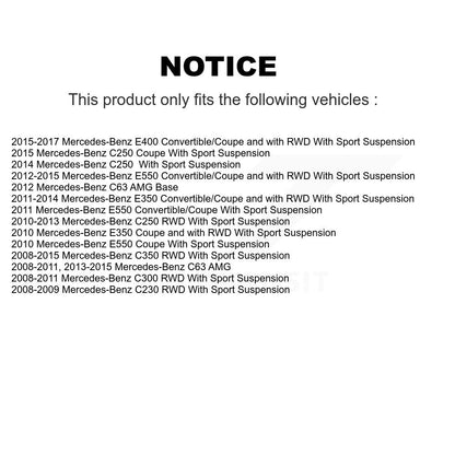 Suspension Control Arm Ball Joint Link Front Kit For Mercedes-Benz C300 E350 C63