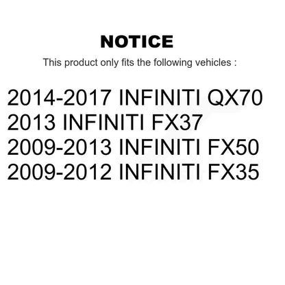 Suspension Control Arm And Ball Joint Link Front Kit For INFINITI FX35 QX70 FX50