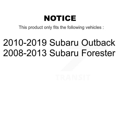Suspension Control Arm And Ball Joint Rear Upper Kit For Subaru Outback Forester