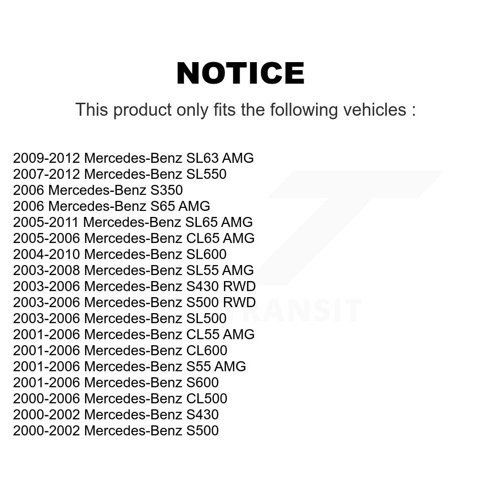 Tie Rod End Front Outer Pair For Mercedes-Benz SL500 SL550 S430 S500 SL55 AMG