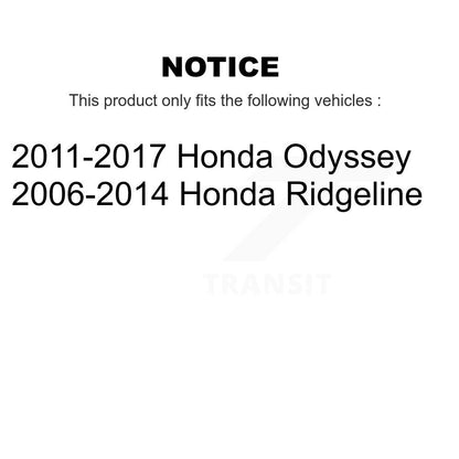 Steering Tie Rod End Front Outer Pair For Honda Odyssey Ridgeline