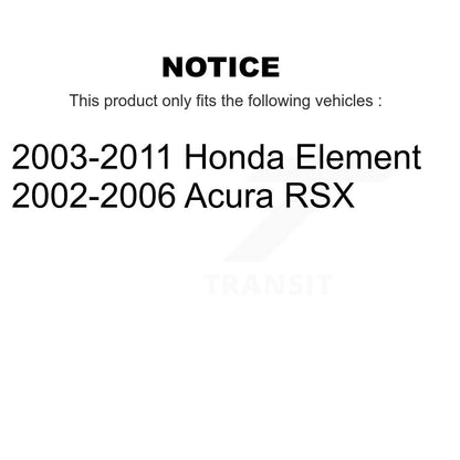 Steering Tie Rod End Front Outer Pair For Honda Element Acura RSX