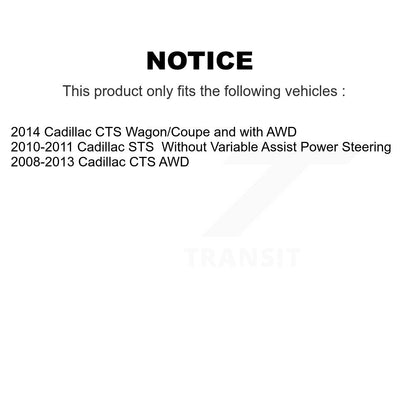 Steering Tie Rod End Front Inner Pair For Cadillac CTS STS