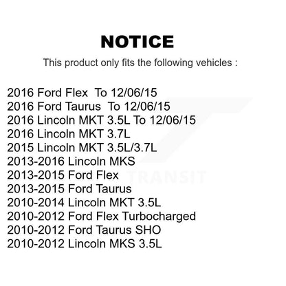 Steering Tie Rod End Front Inner Pair For Ford Taurus Flex Lincoln MKS MKT