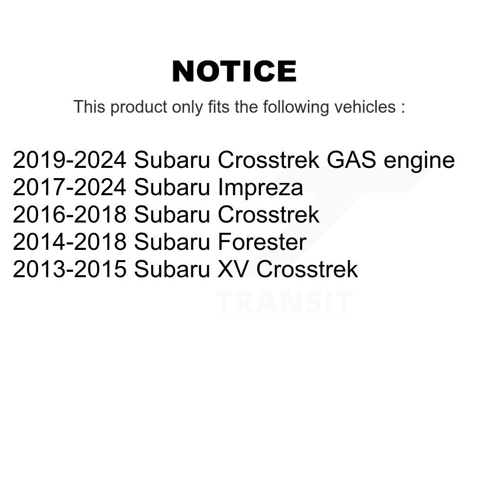 Steering Tie Rod End Front Inner Pair For Subaru Crosstrek Forester Impreza XV