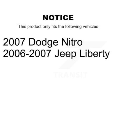 Steering Tie Rod End Front Inner Pair For Jeep Liberty Dodge Nitro