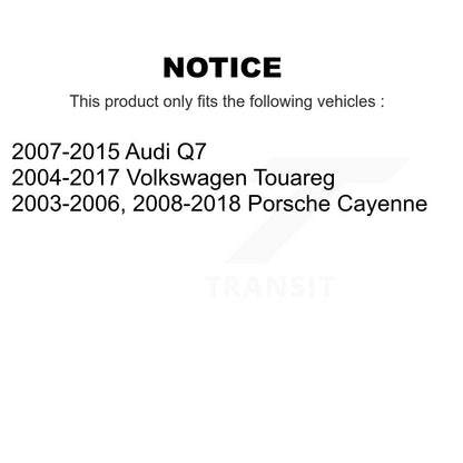 Tie Rod End Front Inner Pair For Porsche Cayenne Volkswagen Touareg Audi Q7
