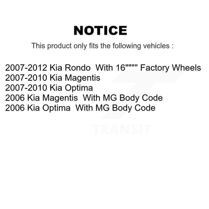 Steering Tie Rod End Front Inner Pair For Kia Rondo Optima Magentis