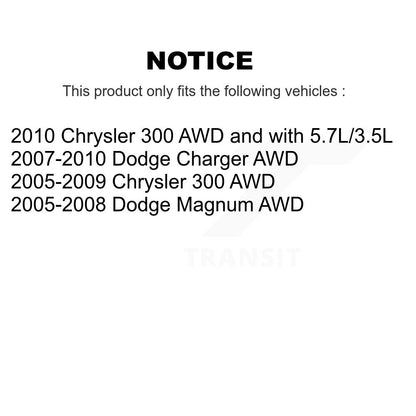 Outer & Inner Tie Rod End Front Kit For Chrysler 300 Dodge Charger Magnum
