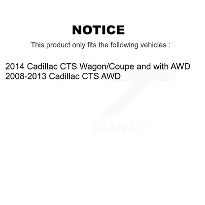Outer & Inner Steering Tie Rod End Front Kit For Cadillac CTS