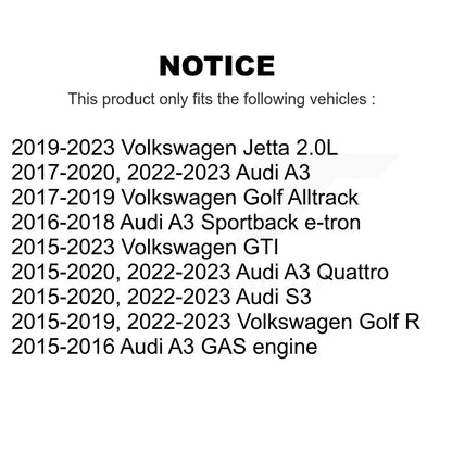 Suspension Control Arm Tie Rod End Front Kit For Volkswagen Jetta Audi GTI A3 R