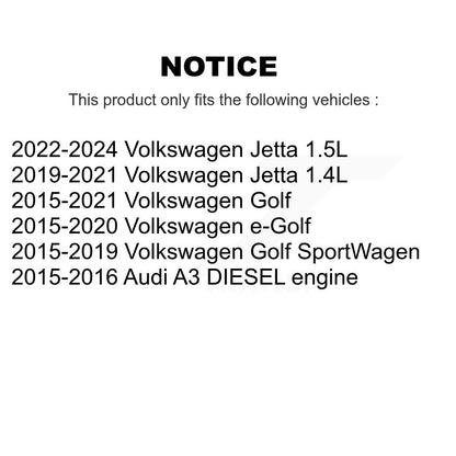 Suspension Control Arm Tie Rod End Front Kit For Volkswagen Jetta Golf e-Golf A3