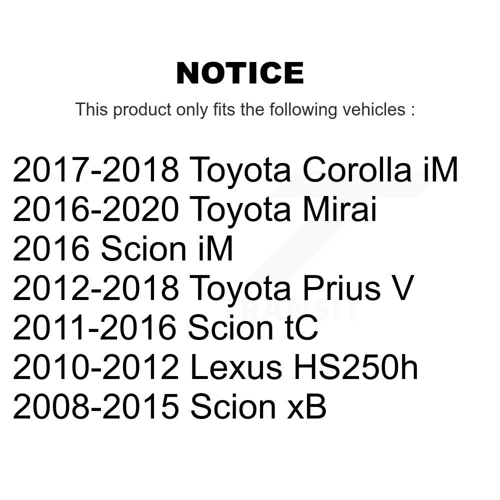 Lower Control Arm Front Kit For Toyota Prius V Scion Corolla iM tC xB