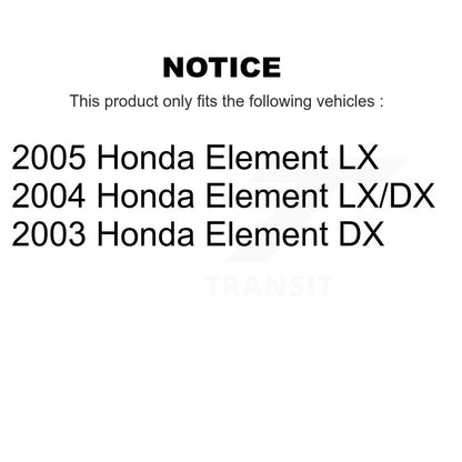 Suspension Control Arm And Ball Joints Front Lower Kit For Honda Element