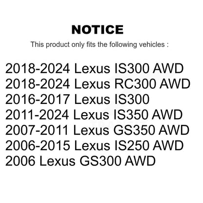 Control Arm Ball Joints Front Lower Kit For Lexus IS250 IS300 IS350 GS350 GS300