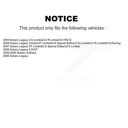 Suspension Control Arm And Ball Joints Front Lower Kit For Subaru Outback Legacy