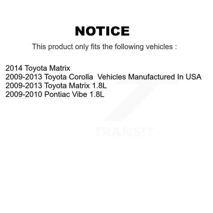 Control Arm Ball Joints Front Lower Kit For Toyota Corolla Matrix Pontiac Vibe
