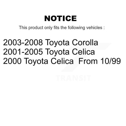 Suspension Control Arm And Ball Joints Front Lower Kit For Toyota Corolla Celica
