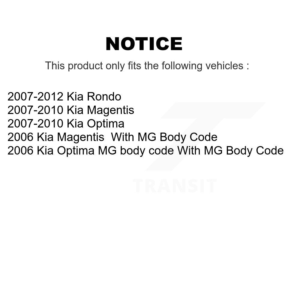 Suspension Control Arm Ball Joints Front Lower Kit For Kia Rondo Optima Magentis