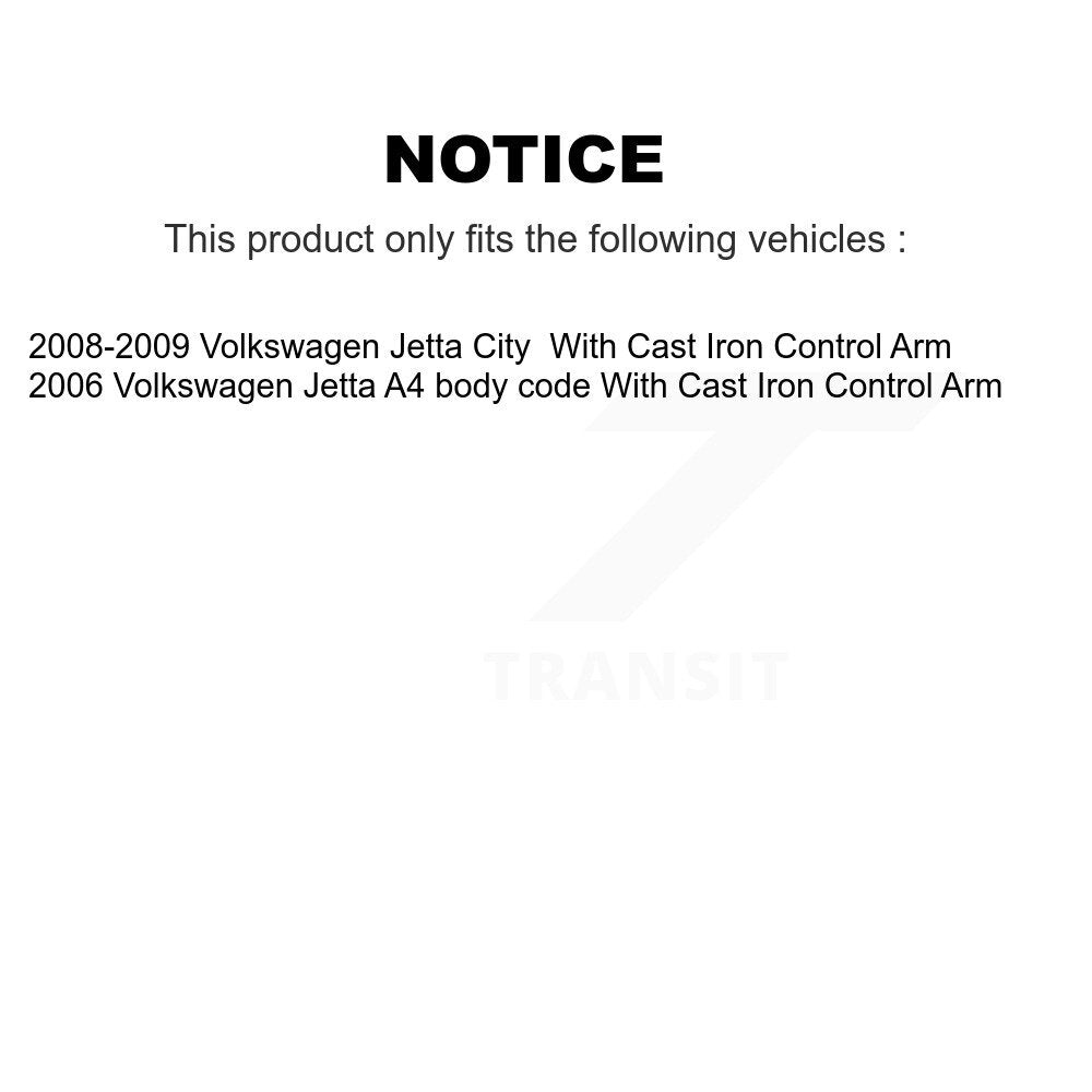 Suspension Control Arm And Ball Joints Front Lower Kit For Volkswagen Jetta City