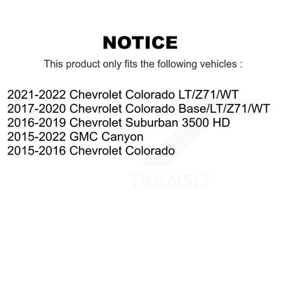 Suspension Bar Link Front Pair For Chevrolet Colorado GMC Canyon Suburban 3500