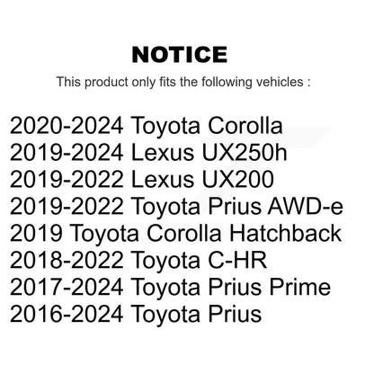 Suspension Bar Link Front Rear Kit For Toyota Corolla C-HR Prius Prime Lexus
