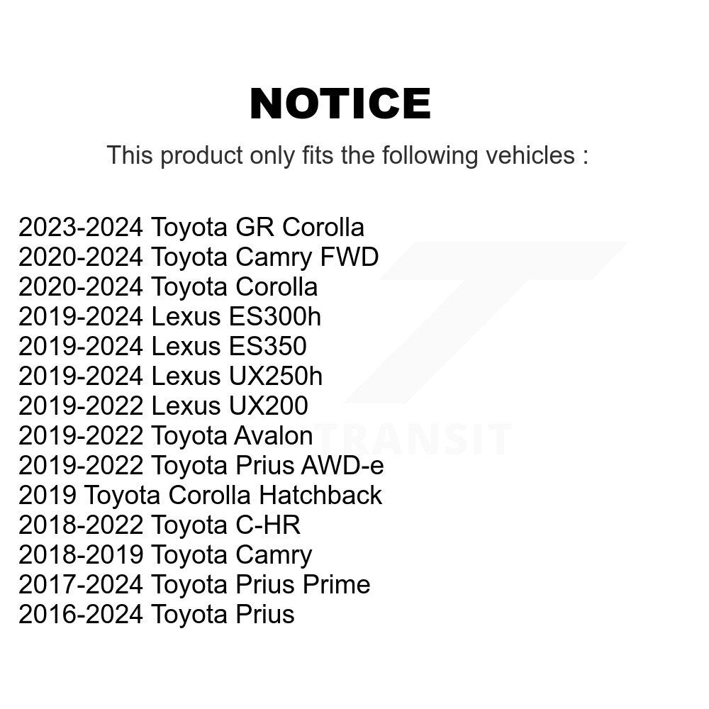 Suspension Sway Bar Link Rear Pair For Toyota Corolla Camry C-HR Prius Prime GR