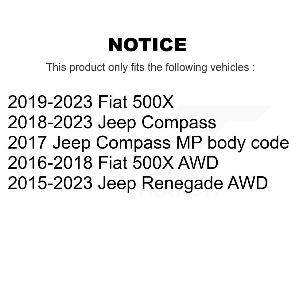 Suspension Control Arm Ball Joint Front Lower Kit For Jeep Compass Renegade Fiat