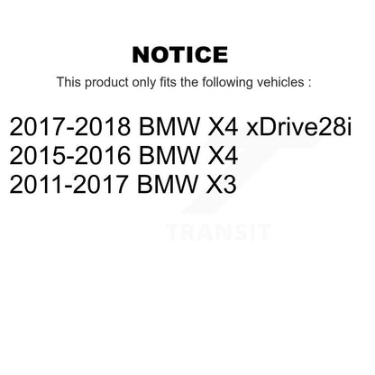 Ceramic Disc Brake Pads And Wear Sensors Front Kit For BMW X3 X4
