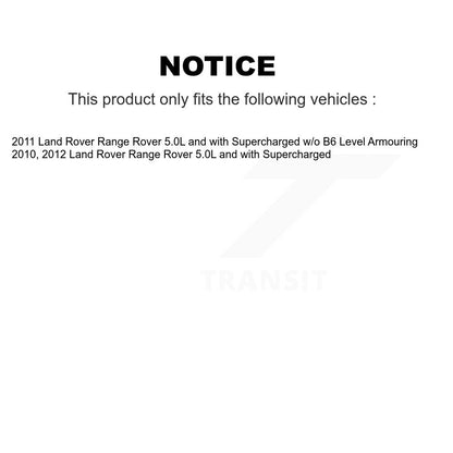 Ceramic Disc Brake Pads And Wear Sensors Front Rear Kit For Land Rover Range