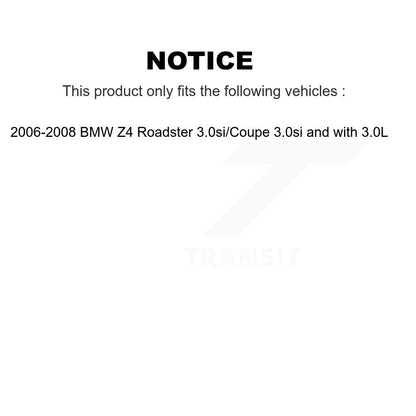Ceramic Disc Brake Pads And Wear Sensors Front Rear Kit For BMW Z4