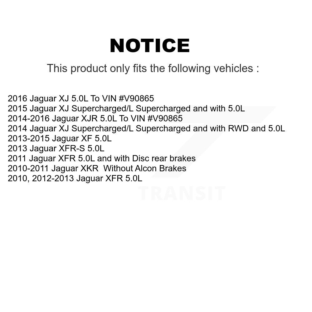 Ceramic Brake Pads Wear Sensor Front Rear Kit For Jaguar XF XJ XFR XKR XFR-S XJR