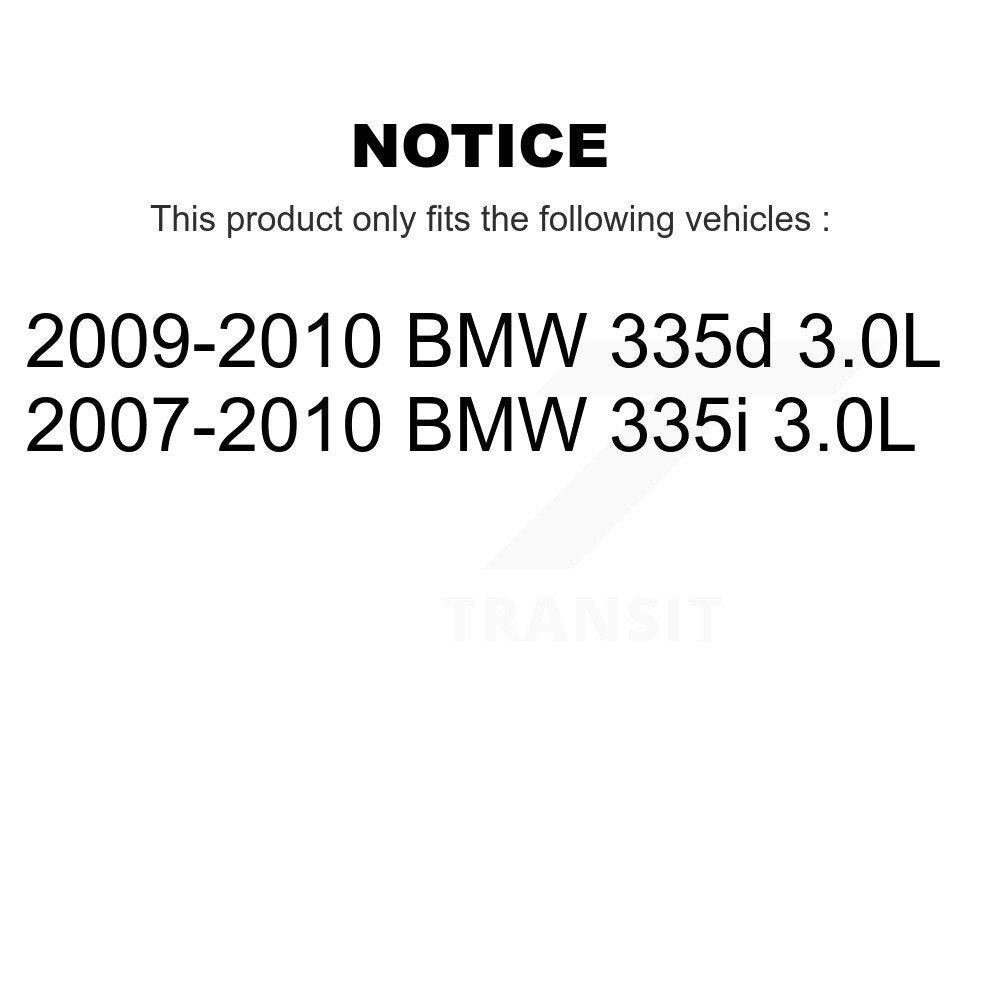Ceramic Disc Brake Pad & Extra Wear Sensor Front Rear Kit For BMW 335i 335d 3.0L