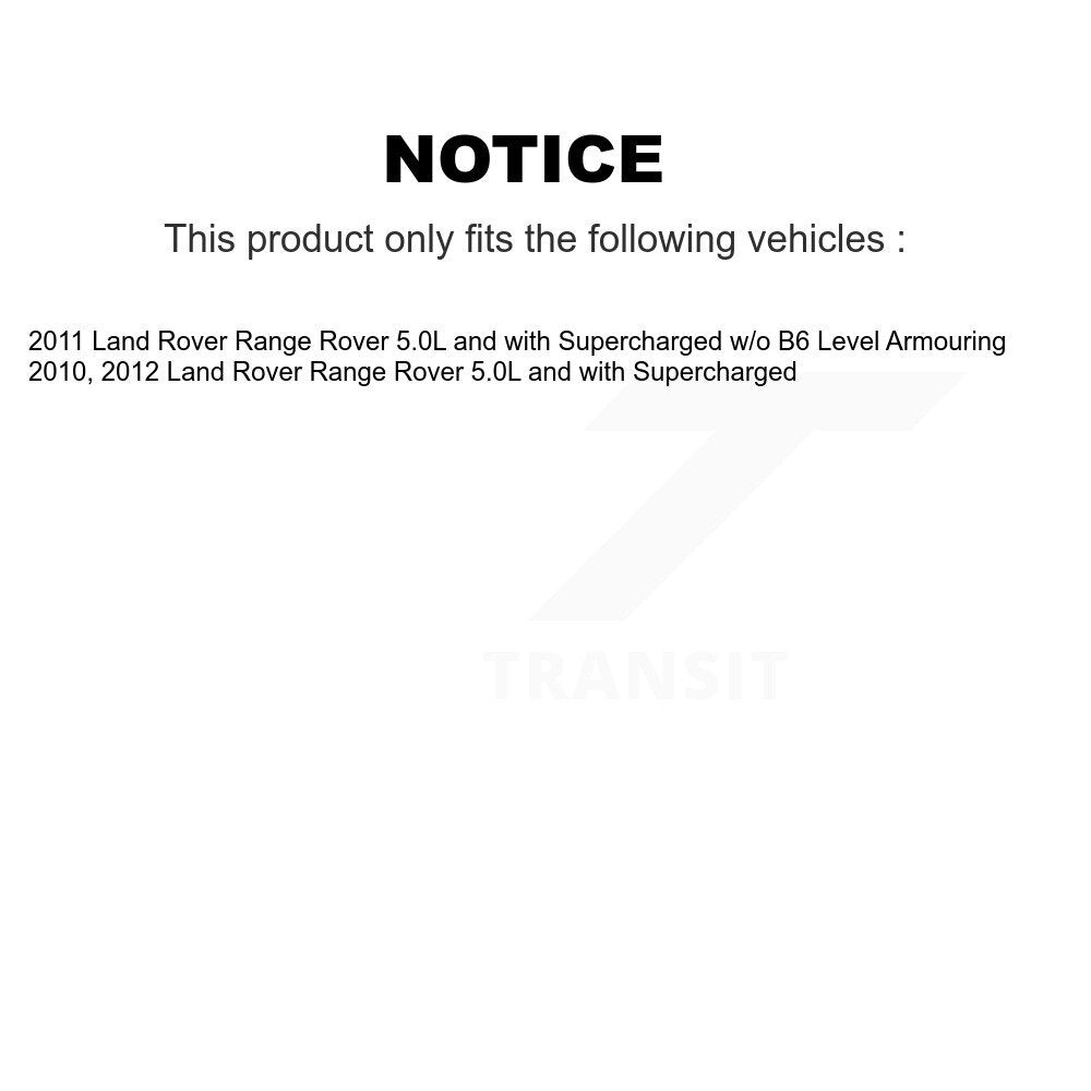 Ceramic Disc Brake Pads And Wear Sensors Front Rear Kit For Land Rover Range