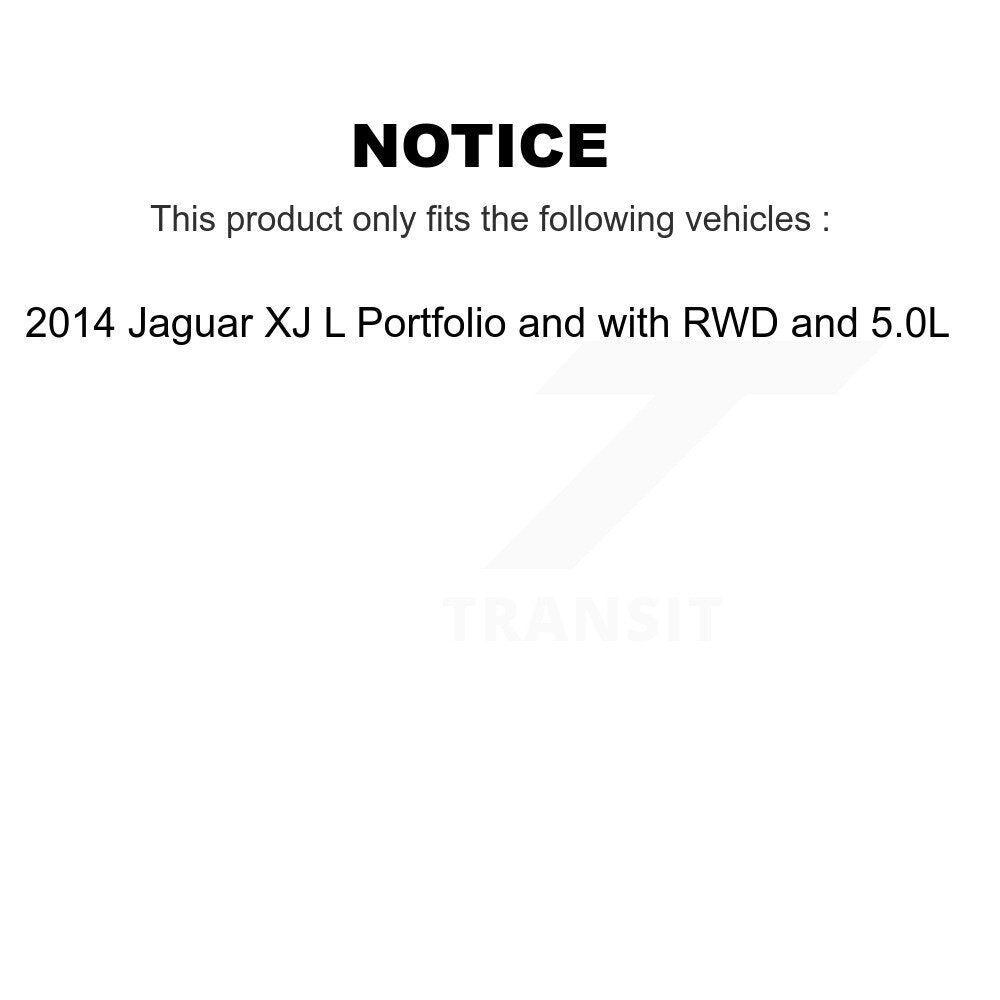 Ceramic Disc Brake Pads And Wear Sensors Front Rear Kit For Jaguar XJ