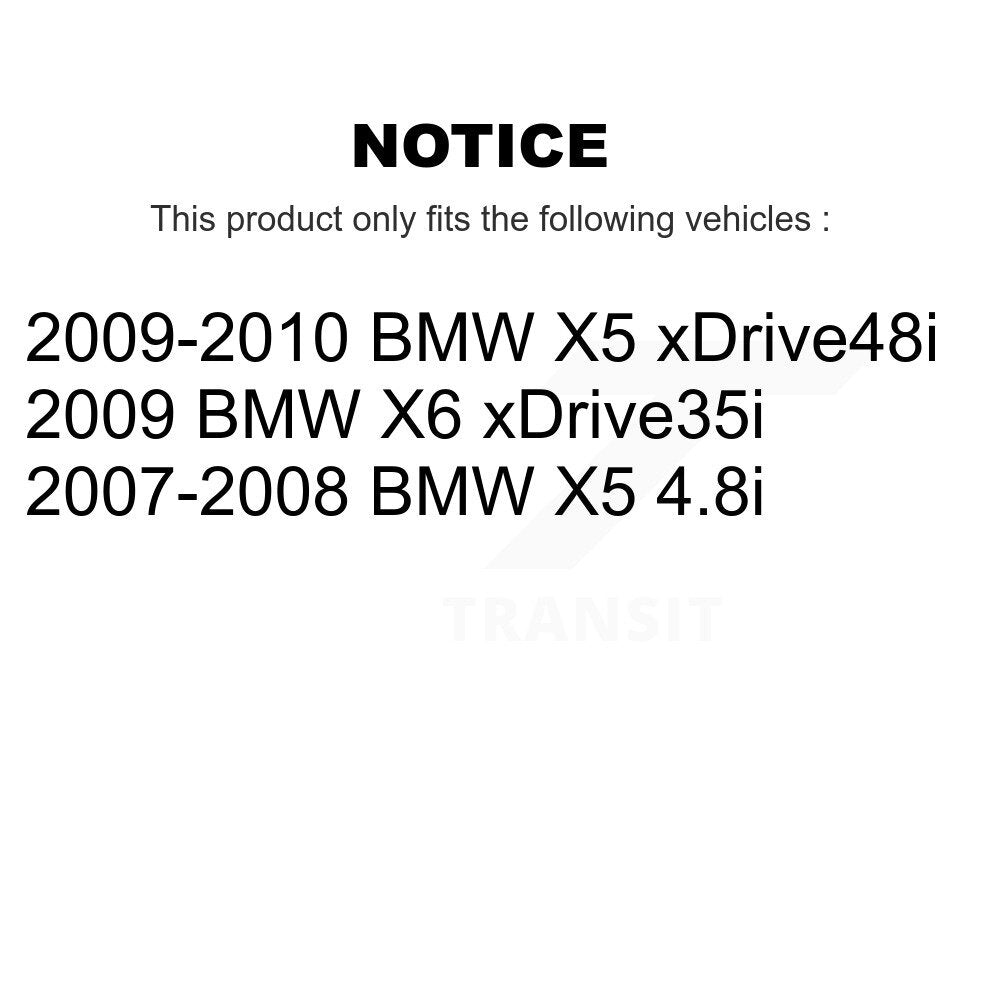 Ceramic Disc Brake Pads And Wear Sensors Front Rear Kit For BMW X5 X6