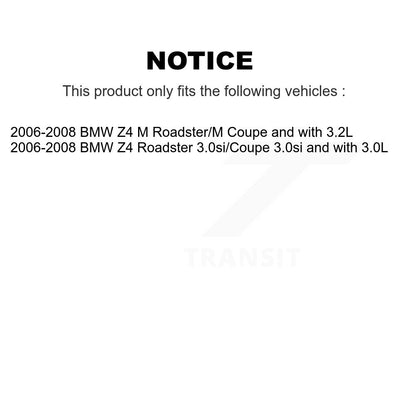 Ceramic Disc Brake Pads And Wear Sensors Front Kit For BMW Z4