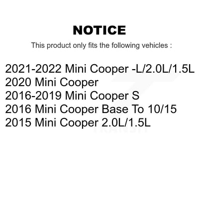 Ceramic Disc Brake Pads And Wear Sensors Rear Kit For Mini Cooper