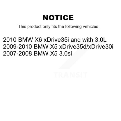 Ceramic Disc Brake Pads And Wear Sensors Rear Kit For BMW X5 X6