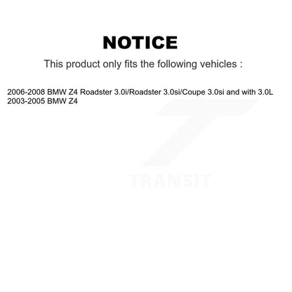 Ceramic Disc Brake Pads And Wear Sensors Rear Kit For BMW Z4
