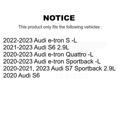 Ceramic Brake Pad Wear Sensor Rear Kit For Audi e-tron Quattro Sportback S6 S7 S