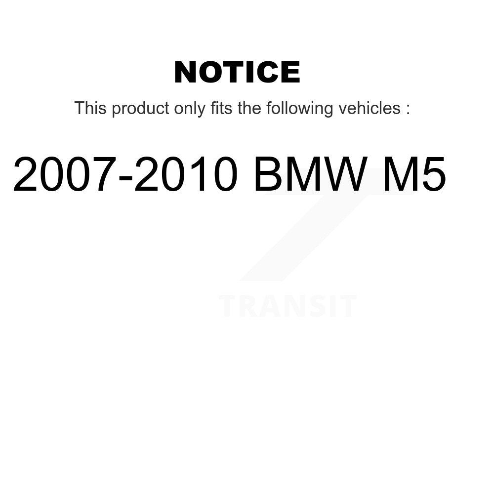 Ceramic Disc Brake Pads And Wear Sensors Rear Kit For 2007-2010 BMW M5