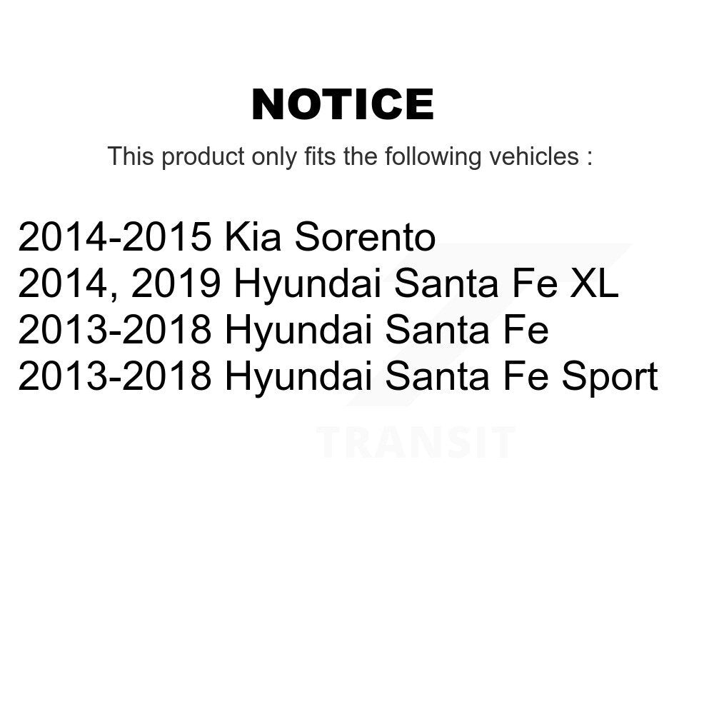 Parking Brake Shoe Rear NB-1042B For Hyundai Santa Fe Sport Kia Sorento XL